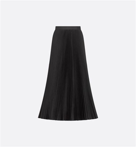 christian dior pleated monogram skirt|dior pleated mid length skirt.